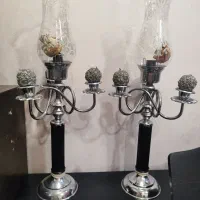 ست شمعدان و ساعت