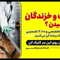 گروه سمپاشی اهوازسم پاشی تمام حشرات باضمانت کتبی