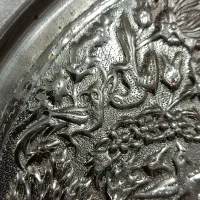 سینی های حکاکی برنجی و مسی ظروف گنجه پذیرایی