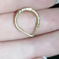 گوشواره حلقه ای طلا