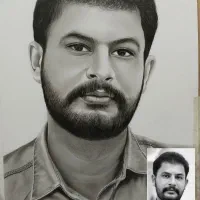 سفارش نقاشی سیاه قلم|تابلو، نقاشی، عکس|داراب, |دیوار