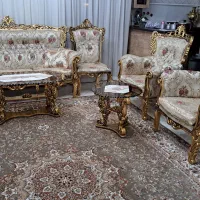 مبل سلطنتی ۹ نفره|مبلمان خانگی و میز عسلی|گلستان (تهران), |دیوار