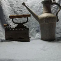 آفتابه مسی با اتور زقالی