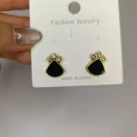 گوشواره و انگشتر منجوقی