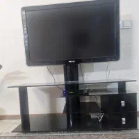 میز تلویزیون شیشه ای