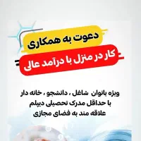 کار در منزل برای بانوان خانه دار