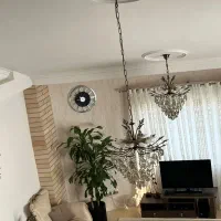 لوستر بهمراه چراغ دیواری