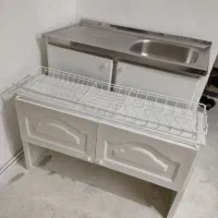 تعداد کابینت وسینگ وآبچکان وجاظرفی موجوده|آب‌چکان و نظم‌دهنده ظروف|زنجان, |دیوار