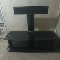 میز تلویزیون شیشیه ای