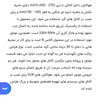 هواکش داخل کانال تهویه فن دمنده بین راهی کانالی|پنکه و تصفیهکنندهٔ هوا|تهران, مسعودیه|دیوار
