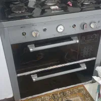 گاز پنج شعله صفحه شیشه ای طرح فر