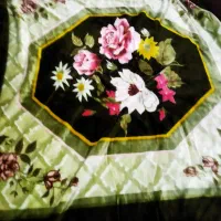 پتو گلبافت دو نفره  گل برجسته