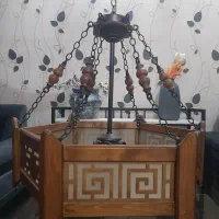 لوستر چوب دیوار کوب