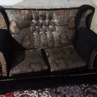 یه دست مبل هفت نفره با گل و میز
