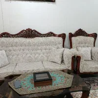 مبل سلطنتی 9نفره|مبلمان خانگی و میز عسلی|مریوان, |دیوار
