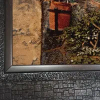 دوعدد تابلو فرش ماشینی|تابلو فرش|سنندج, |دیوار