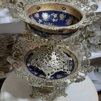 کاسه بشقاب برنزجفتی برنزی|صنایع دستی و سایر لوازم تزئینی|تبریز, |دیوار