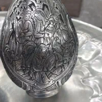 تنگ شرابی قلمزنی مسی|صنایع دستی و سایر لوازم تزئینی|اصفهان, نقش جهان|دیوار