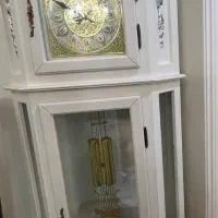 آینه کنسول سلطنتی نقره ای مشکی وساعت درحدنو|بوفه، ویترین، کنسول|تهران, نیروی هوایی (پیروزی)|دیوار