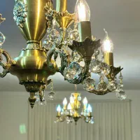 لوستر تمام برنز ۱۰ شعله