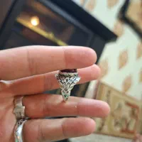 رکاب نقره عقیق سرخ خراسان