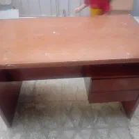 میز تحریر چوبی و دوطرفه