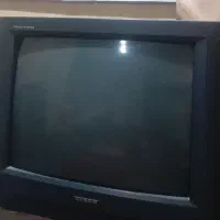 سینک تک قلو و تلویزیون رنگی قدیمی