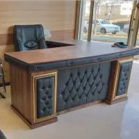 ساخت انواع میز مدیریت چوبی فلزی