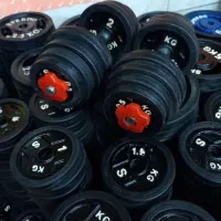 دمبل متغییر فلزی دورلاستیک ۲۰ کیلویی (۲×۱۰) مارک s|تجهیزات ورزشی|تهران, افسریه شمالی|دیوار