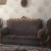 مبل استیل 7نفره، کارکرده، 3500 هزار تومان.