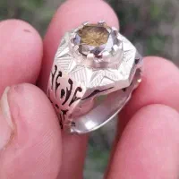 انگشتر نقره موزانایت طلای|جواهرات|بندرعباس, |دیوار