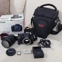 فروش فوری دوربین Canon + لنز 18-135 و ست کامل