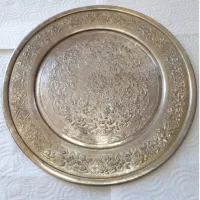 دیوارکوب کهنه مسی قلمکاری اصفهان|صنایع دستی و سایر لوازم تزئینی|تهران, خاک سفید|دیوار