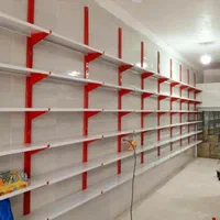 قفسه‌ی‌سا‌د‌ه‌و‌لیبل‌خو‌ر‌|فروشگاه و مغازه|پرند, |دیوار