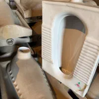 کاسه توالت مینا-سفید درجه ۱