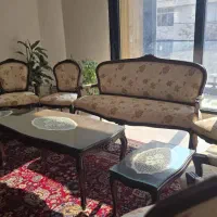 مبلمان استیل با میز ناهارخوری|مبلمان خانگی و میز عسلی|تهران, شهرک آزمایش|دیوار