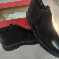نیم بوت چرم طبیعی سایز ۴۴