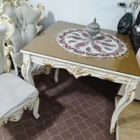 میز غذاخوری با دو صندلی