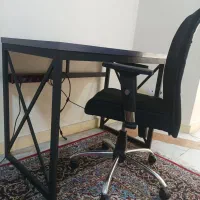 میز کامپیوتر مدرن + صندلی اداری - ست کامل و شیک