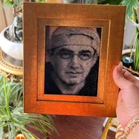 عکس خود را ببافید|تابلو فرش|قم, مسجد امام حسن|دیوار