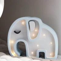 چراغ خواب طرح فیل و خرگوش پر‌د‌اخت د‌ر‌ب منز‌ل