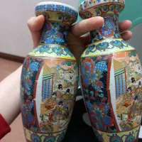 گلدان گل مرغی قدیمی|گل مصنوعی|قم, زنبیل آباد|دیوار