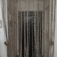 پرده بافت ریسه ای شاین دار ترک