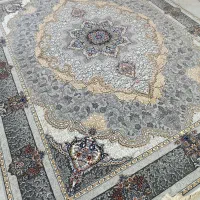 فرش12متری نقشه نسیم نقره ایی سلطنتی|فرش|زاهدان, |دیوار