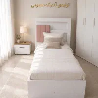 مدل دو در نود سفید پارچه صورتی