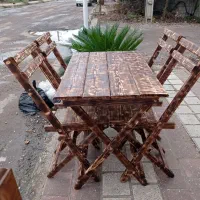 میز و صندلی تاشو|میز و صندلی غذاخوری|سیاهکل, |دیوار