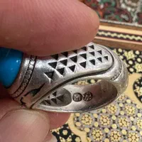 انگشتر فیروزه مصری سنگین|جواهرات|قزوین, |دیوار