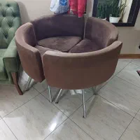 میز غذاخوری ۴ نفره دایره