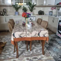 میز ناهار خوری ۶ نفره مخصوص عروس داماد