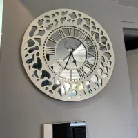 ساعت دیواری چوبی لوتوس